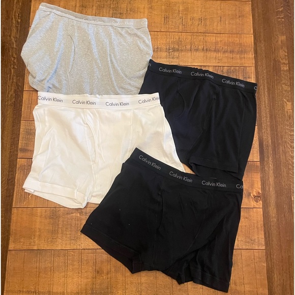 Calvin Klein Underwear & Socks Four Pack Of Mens Boxer Briefs Worn